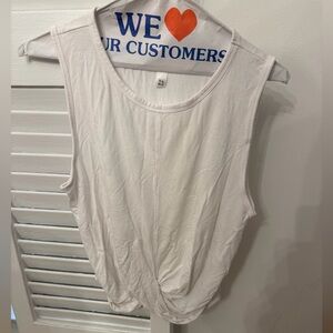 ALO Yoga White Tank Top